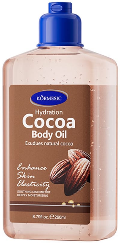 Kormesic Cocoa Body Oil - Cacao Massage Olie - Body Olie - 260ml