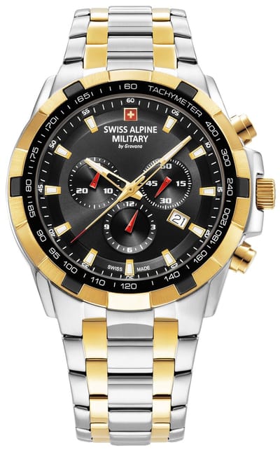 Swiss Alpine Military Star Fighter Chrono SAM7043.9147 mannen horloge