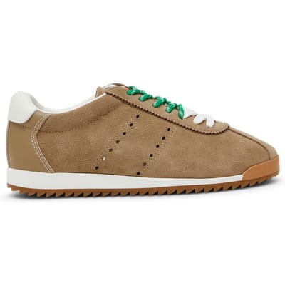 Steve Madden Mirage-sm Sneakers Sand Suede Maat: 38 | Sneakers Outlet | Dames | Groen