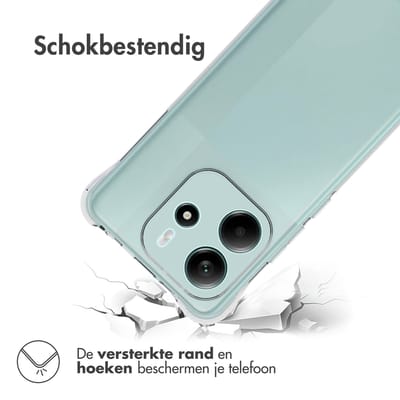 imoshion Hoesje - Geschikt voor Xiaomi Redmi Note 14 (4G) - Shockproof Case - Transparant