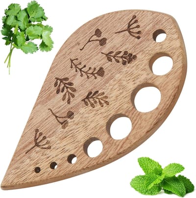 Natuurlijke Groene Blad Groente Separator voor het Plukken van Kruiden, Handige Keuken Gadgets en Stripping Schalen, Perfecte Cadeaus voor Kookliefhebbers