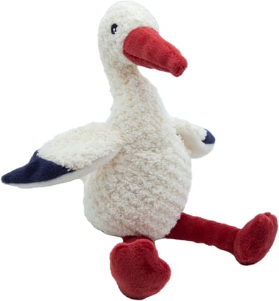 Cute since 1999 - Knuffel Ooievaar - Katoen speelgoed - Baby knuffel - 20cm