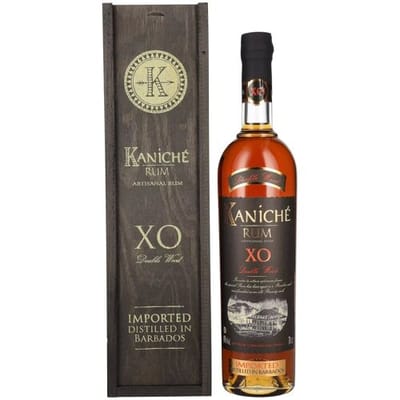 Kaniché Rum XO Double Wood Artisanal Rum 40% Vol. 0,7l in Holzkiste