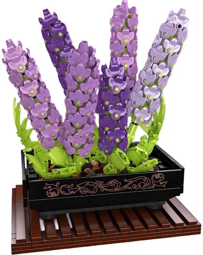 Mould King 24112 Lavendel bloemen in pot bouwset | Violet Bonsai | Botanical flowers collection modelbouw | Kunstbloemen speelgoed bouwpakketten voor volwassenen & kinderen | DIY bloemenpracht planten geschikt voor Lego | Bouwdoos met 744 bouwstenen