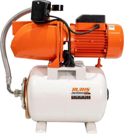 Hydrofoor Pomp - Booster pomp - Constante waterdruk - Corrosiebestendige tank - 24 liter tank - Oranje