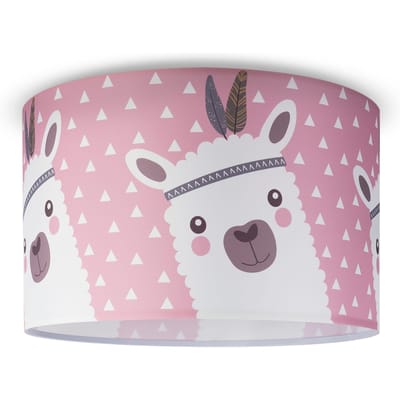 Plafondlamp Loro roze