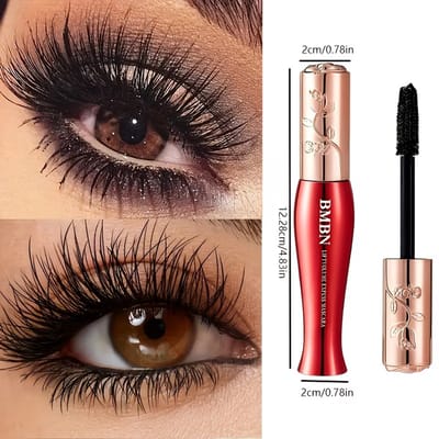 Waterproof Volume Mascara – Wimper Mascara voor Extra Volume, Lengte en Krul – Veegvast en Langhoudend – Zwart