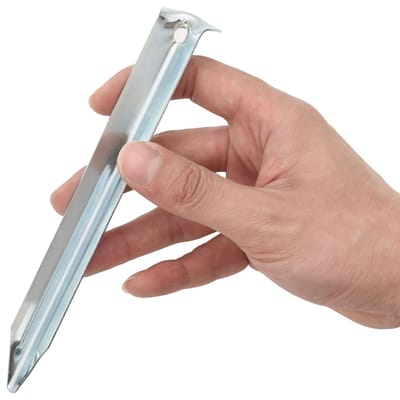 vidaXL - Tentharingen - 24 - st - Ø20 - mm - 17 - cm - gegalvaniseerd - staal