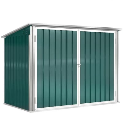 Kliko ombouw - UV-bestendig - Container - Berging - 2 Afvalbak - Kunststof - Weerbestendig - Groen