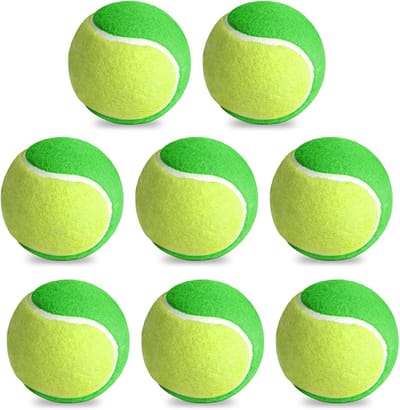 Tennisballen Set - Trainingsballen - Beginners Leren - 25% Minder Druk - 8 Stuks - Geel Groen