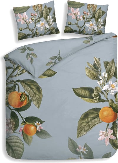 Heckettlane Palmira Dekbedovertrek - Tweepersoons - 200x200/220 cm - Blue