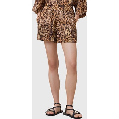 AllSaints Charli Short Evia Golden Brown Taglia: 4 | Pantaloncini Outlet | Donna | Marrone