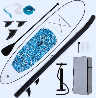 Thuys – Opblaasbaar Stand – Up Paddleboard Compleet Set – Voor Volwassenen – Surfplank Met Verstelbare Peddel – Reisrugzak