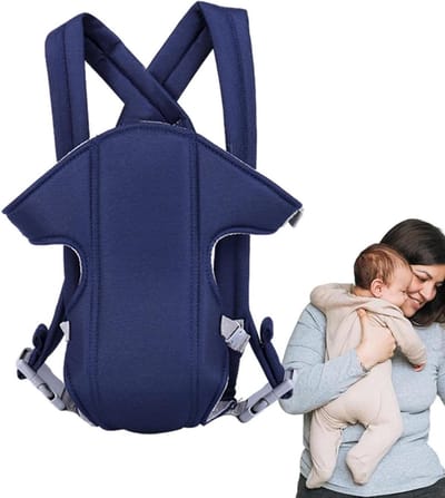 Kinder draagzak - Draagdoek systeem - Buitenactiviteiten met kind - Ergonomisch gewichtsverdeling - 9.1 x 21 x 9.1 cm - Blauw