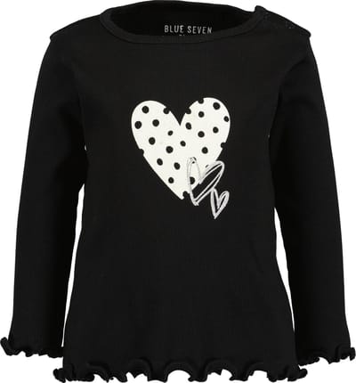 Blue Seven - Meisjes Shirt - Zwart - Maat 68