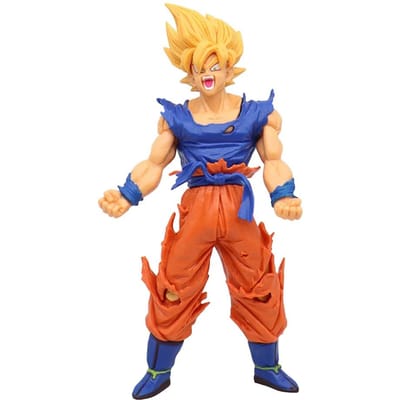 17-18CM Anime Dragon Ball Z Super Saiyan Son Goku Broly Vegeta Figurine d'Action Anime Modèle Jolis Cadeaux Figurines de Collection pour Enfants