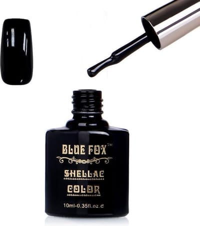 Blue Fox Black Gelnagellak