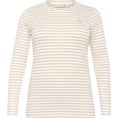 Dames-T-shirt met lange mouwen KAFFE Curve Lia