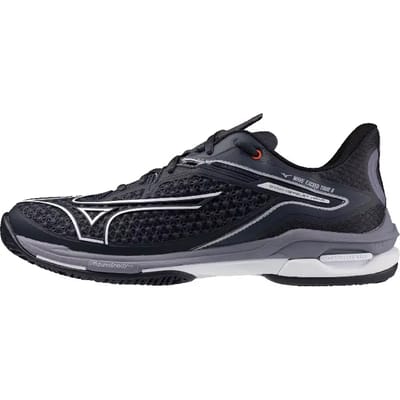 Mizuno Tennisschoen Padelschoen Wave Exceed Tour 6CC Heren Blauw Wit Grijs