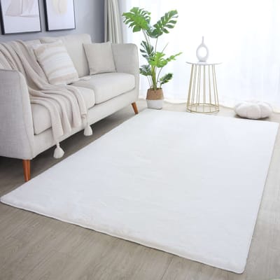 Flycarpets Teresa Hoogpolig Fluffy Vloerkleed - Creme - 240x340 cm