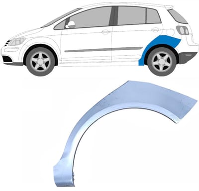 Reparatiepaneel achterspatbord voor Volkswagen Golf Plus 2005-2013 / Links
