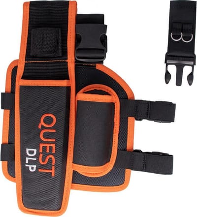 Quest beenholster voor Pinpointer en grasmes