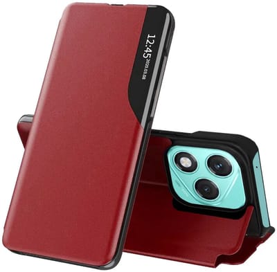 Hoesje geschikt voor HONOR 400 Lite - Techsuit eFold Book Case - Rood