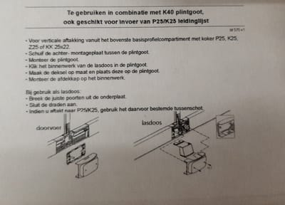 Etm k40 aftakstuk p25 pw