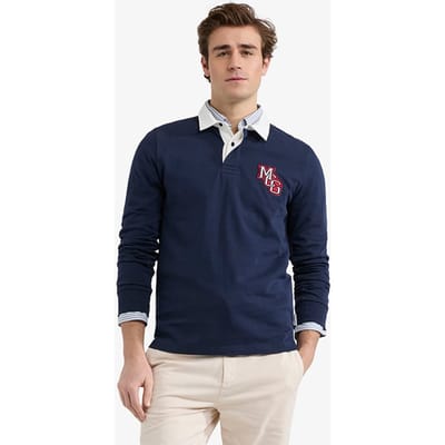 McGregor Solid Rugby Navy Size: S | Polo Shirts Outlet | Heren | Blauw