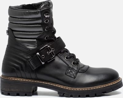 Giga G4035 Veterboots - Laarzen Met Veters - Meisjes - Zwart - Maat 40