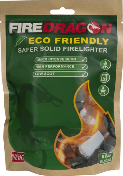 Fire Dragon Brandstof - Solid fuel - Waterproof - 6 Stuks