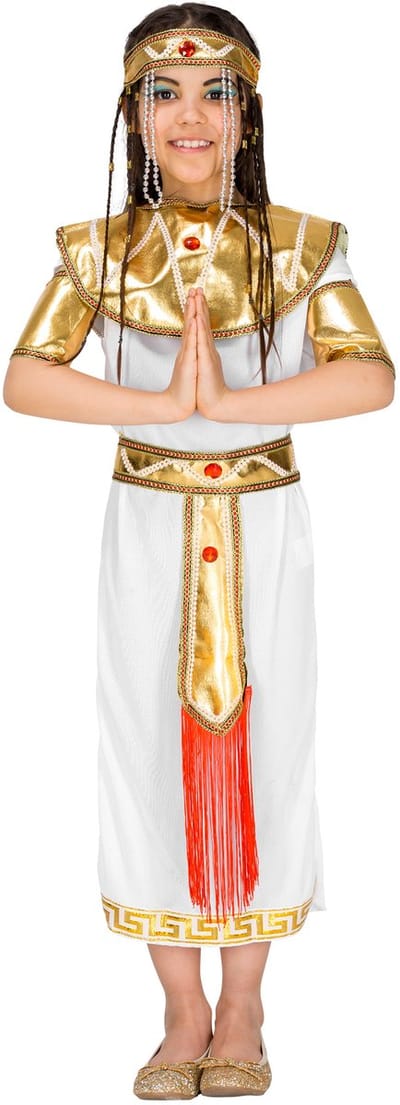 dressforfun - meisjeskostuum Oosterse prinses Jamila - 116 (5-7y) - Verkleedkleding carnaval - Halloween - Verkleden - Feestkleding - Carnavalskleding - Feest - Partykleding
