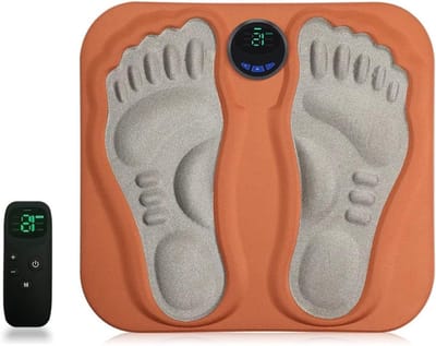 3D Elektrische EMS Voetmassageapparaat met 15 Intensiteitsniveaus voor Diepe Ontspanning en Welzijn, Draadloze Afstandsbediening voor Thuis en Kantoor