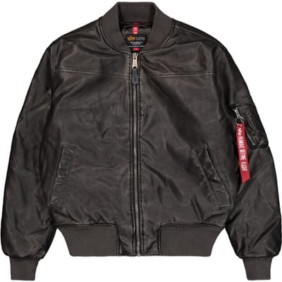 Leren jas Alpha Industries MA-1 FL Vintage