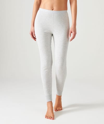 Damart - Thermolactyl ondermode, geborstelde fleece - Dames - Grijs - 34-36
