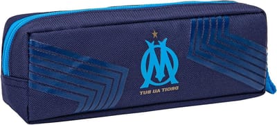 Olympique de Marseille Schooletui - Etui OM - Schoolspullen Organiseren - Officiële Collectie - 21 x 7 x 7 cm