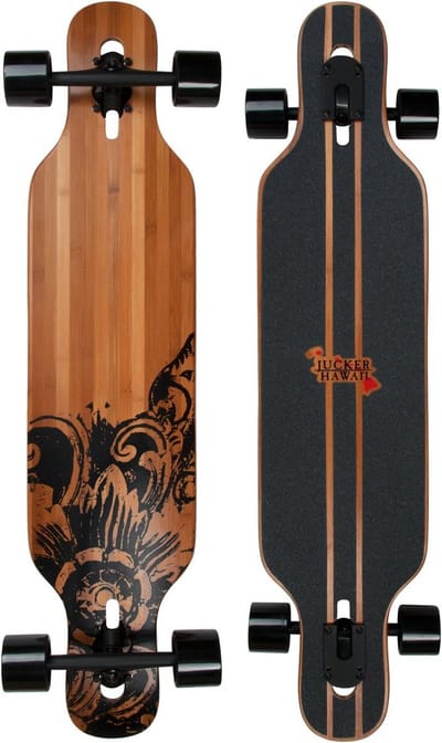 Longboard Allround Flexibel Rijcomfort Carven Cruisen Drop Through Asmontage