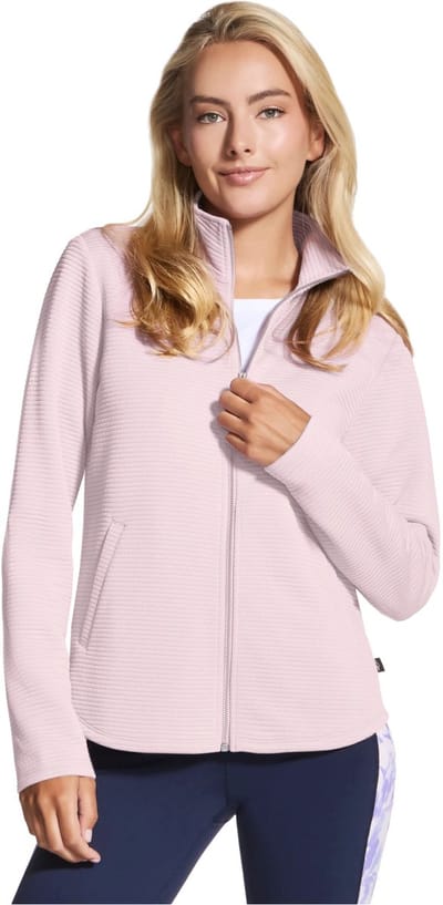 Skechers The Hoodless Hoodie GoWalk Shine Jacket, Vrouwen, Purper, Sweatshirt, maat: XS