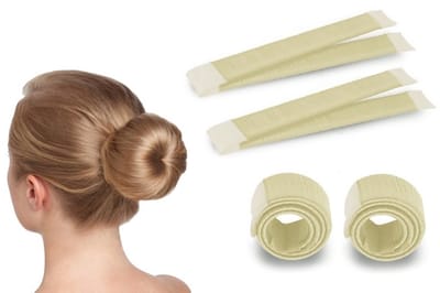Magic Bun Maker | Set - 2 stuks + Haarelastiek | Blond | Maak De Perfecte Knot | Fashion Favorite
