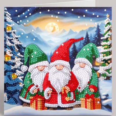 Crystal Card Kit ® Artic Friends (18x18cm/partial)