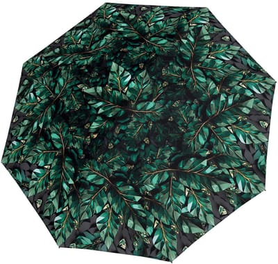 doppler paraplu Fiber Magic Imperial Crystal Leaves groen