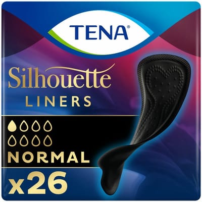 TENA Silhouette Pads Black Normal - 3 x 26 stuks - Voordeelverpakking