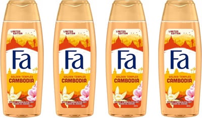 FA Douchegel - Golden Tempels Cambodia - 4 x 250 ml