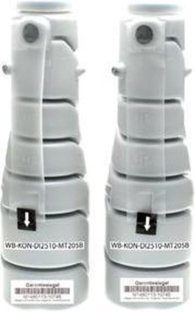 2x ABC huismerk toner geschikt voor Konica Minolta 205B zwart voor Konica Minolta DI 1810 Konica Minolta DI 1810 f Konica Minolta DI 2010 Konica Minolta DI 2010 F Konica Minolta DI 2500 Series Konica