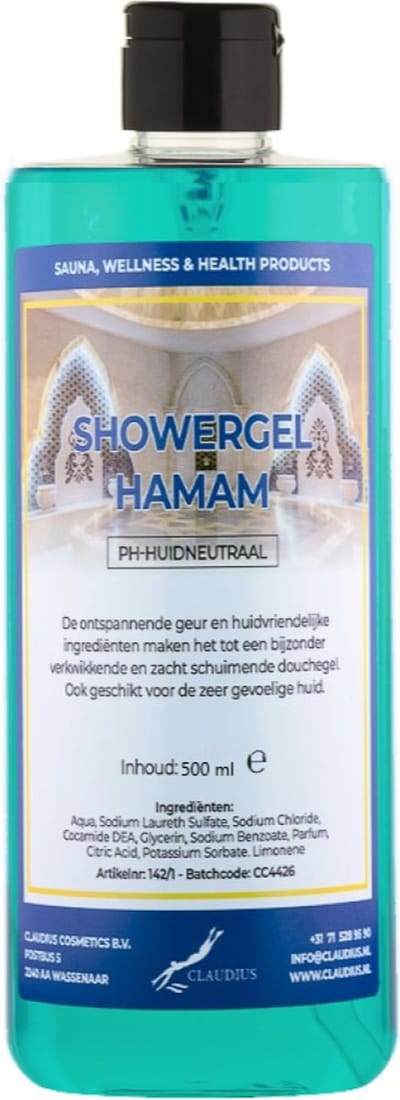 Douchegel Hamam 500 ml - met klepdop - Showergel