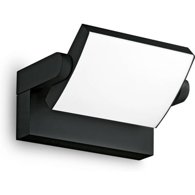 Ideal Lux LED buiten wandlamp Swipe, zwart, IP54, 3.000 K