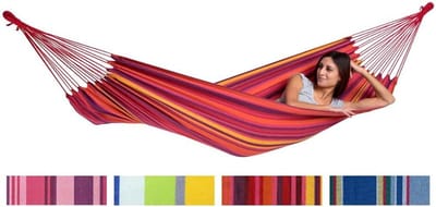 Hangmat - Luierstoel - Ontspannen Buiten - Handgeweven Kwaliteit - 200x100 cm - Roodbruin