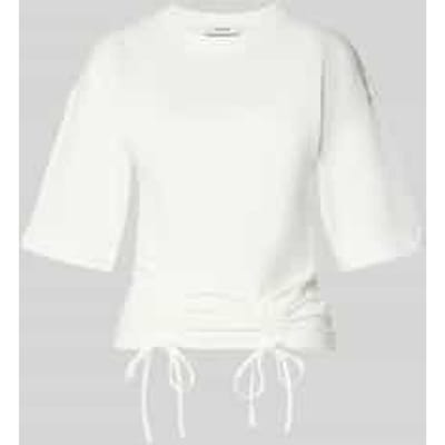 T-shirt met plooien model 'MALLE'