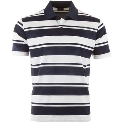 Paul & Shark Polo Shark Tag Double Mercerised Jersey Cotton Wit-Blauw / male