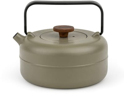 Bredemeijer - Theepot Henan gietijzer 0,75 liter - khaki - met filter